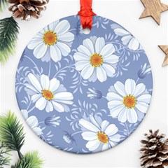 Chamomile Flower Ornament (round) by goljakoff