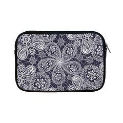 White Flower Mandala Apple Ipad Mini Zipper Cases by goljakoff