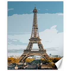 The Eiffel Tower  Canvas 16  X 20  by ArtsyWishy