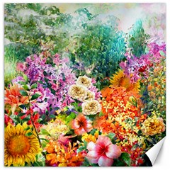 Forest Flowers  Canvas 16  X 16  by ArtsyWishy