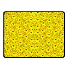 Flowers From Heaven  With A Modern Touch Fleece Blanket (small) by pepitasart