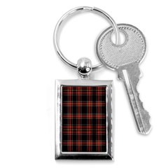 Stewart Black Tartan Key Chain (rectangle) by impacteesstreetwearfour