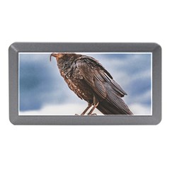 Black Crow Standing At Rock Memory Card Reader (mini) by dflcprintsclothing