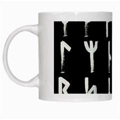 Medieval Runes Collected Inverted Complete White Mugs by WetdryvacsLair