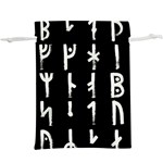 Medieval Runes Collected Inverted Complete  Lightweight Drawstring Pouch (XL) Front