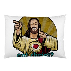 Buddy Christ Pillow Case by Valentinaart