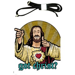 Buddy Christ Shoulder Sling Bag by Valentinaart