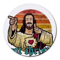 Got Christ? Round Mousepads by Valentinaart
