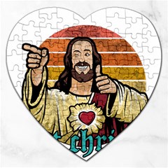 Got Christ? Jigsaw Puzzle (heart) by Valentinaart