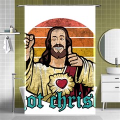 Got Christ? Shower Curtain 48  X 72  (small)  by Valentinaart