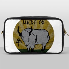 Chinese New Year ¨c Year Of The Ox Toiletries Bag (one Side) by Valentinaart