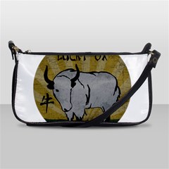 Chinese New Year ¨c Year Of The Ox Shoulder Clutch Bag by Valentinaart