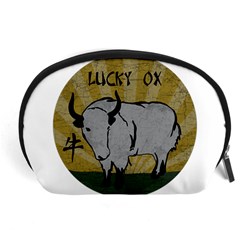 Chinese New Year ¨c Year Of The Ox Accessory Pouch (large) by Valentinaart