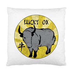 Chinese New Year ¨c Year Of The Ox Standard Cushion Case (one Side) by Valentinaart