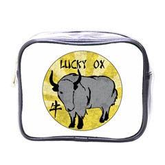 Chinese New Year ¨c Year Of The Ox Mini Toiletries Bag (one Side) by Valentinaart