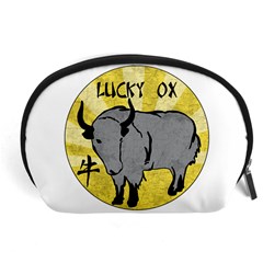 Chinese New Year ¨c Year Of The Ox Accessory Pouch (large) by Valentinaart