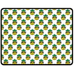 Holiday Pineapple Fleece Blanket (medium)  by Sparkle