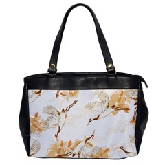 Birds And Flowers  Oversize Office Handbag by Sobalvarro