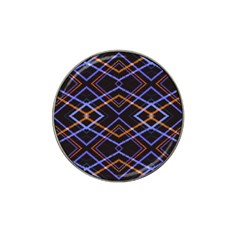 Intersecting Diamonds Motif Print Pattern Hat Clip Ball Marker (4 Pack) by dflcprintsclothing