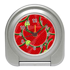 Fruit Life 3 Travel Alarm Clock by Valentinaart