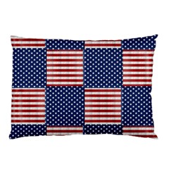 Red White Blue Stars And Stripes Pillow Case (two Sides) by yoursparklingshop