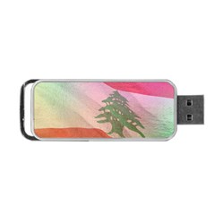Lebanon Portable Usb Flash (two Sides) by AwesomeFlags