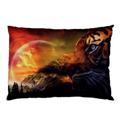 Tiger King In A Fantastic Landscape From Fonebook Pillow Case by 2853937