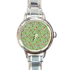 Ece84500-f658-4294-b968-6c9bae4bf818 Round Italian Charm Watch by SychEva