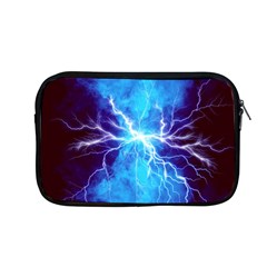 Blue Lightning Thunder At Night, Graphic Art 3 Apple Macbook Pro 13  Zipper Case by picsaspassion