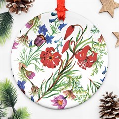 Summer Flowers Ornament (round) by goljakoff