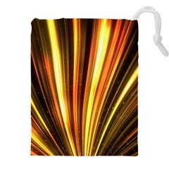 Energy Flash Futuristic Glitter Drawstring Pouch (5xl) by Dutashop