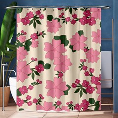 Floral Vintage Flowers Shower Curtain 60  X 72  (medium)  by Dutashop