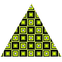 Green Pattern Square Squares Wooden Puzzle Triangle by Dutashop