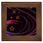 Background Abstract Star Framed Tile Front