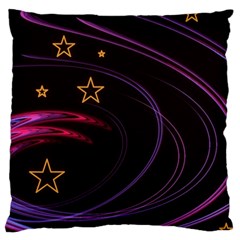 Background Abstract Star Large Cushion Case (one Side) by Dutashop