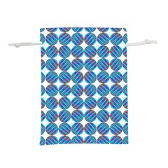 Geometric Dots Pattern Lightweight Drawstring Pouch (l) by Dutashop