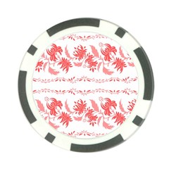 Folk Ornament Poker Chip Card Guard by Eskimos