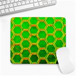 Hexagon Window Large Mousepads Front