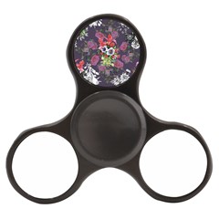 Purple Flowers Finger Spinner by goljakoff