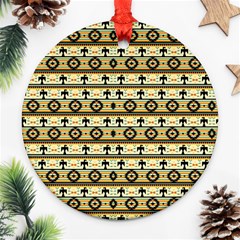 Native American Pattern Ornament (round) by ExtraAwesomeSauce