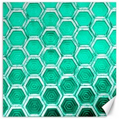 Hexagon Windows Canvas 12  X 12  by essentialimage365