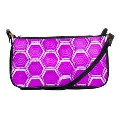 Hexagon Windows Shoulder Clutch Bag by essentialimage365