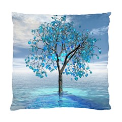 Crystal Blue Tree Standard Cushion Case (one Side) by icarusismartdesigns