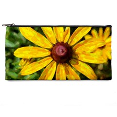 Sunflower Painting Pencil Case by ExtraAwesomeSauce