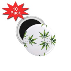 Cannabis Curative Cut Out Drug 1 75  Magnets (10 Pack)  by Dutashop