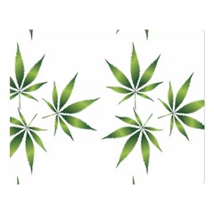 Cannabis Curative Cut Out Drug Double Sided Flano Blanket (large)  by Dutashop