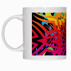 Abstract Jungle White Mugs by icarusismartdesigns