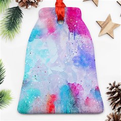 Rainbow Paint Bell Ornament (two Sides) by goljakoff