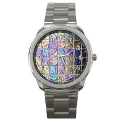 Tiles Cbdoilprincess 9bce4aa2-e68c-4f2b-9a83-c8e38fcd4516 Sport Metal Watch by CBDOilPrincess1