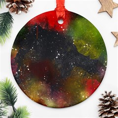 Abstract Paint Drops Ornament (round) by goljakoff